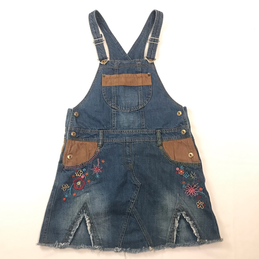 Vintage United Colors Of Benetton Women’s Denim Jumper Dress